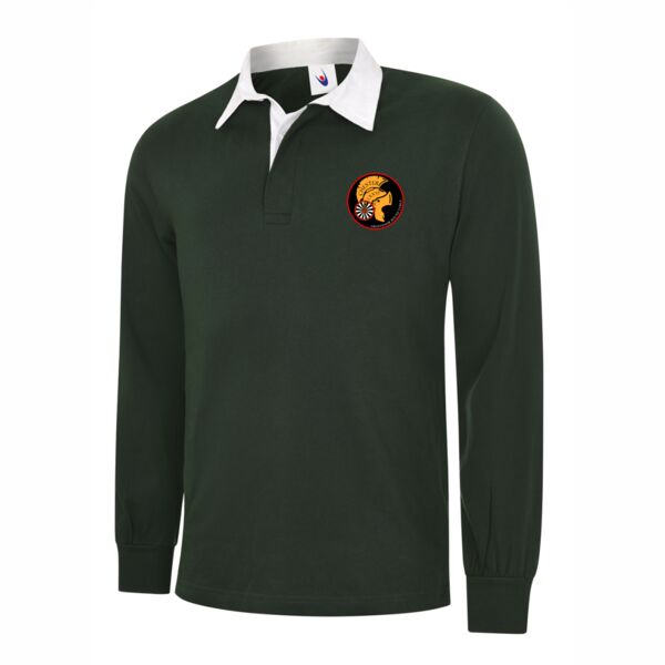 Chester Round Table Classic Rugby Shirt - Bottle Green Thumbnail
