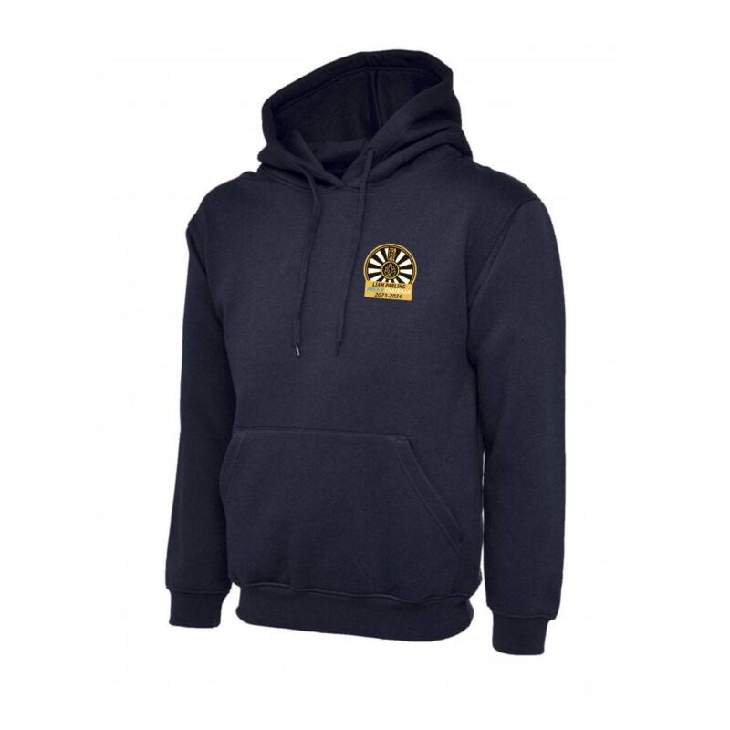 Area 9 Round Table Deluxe Hooded Sweatshirt Navy Thumbnail