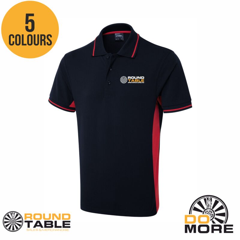 Round Table Two Tone Poloshirt Thumbnail