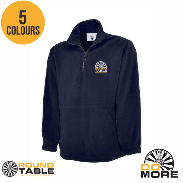 Round Table Classic 1/4 Zip Micro Fleece Jacket Thumbnail