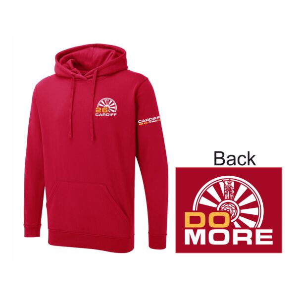 Cardiff Round Table Hoodie - Red Thumbnail