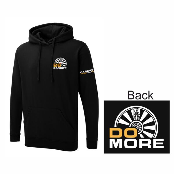 Cardiff Round Table Hoodie - Black Thumbnail