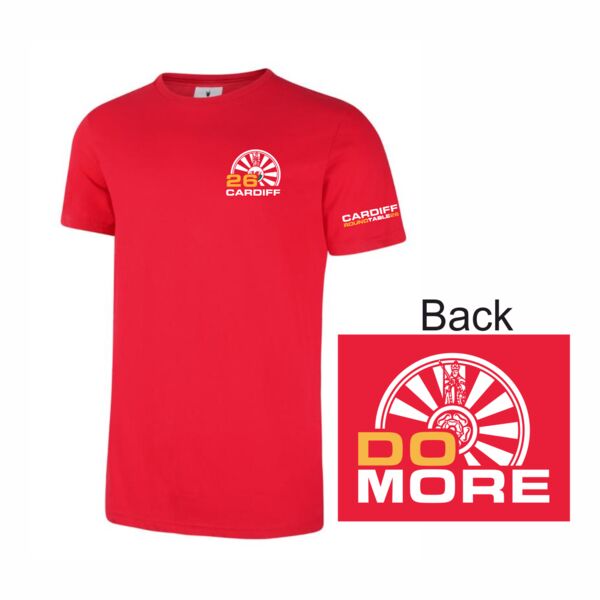 Cardiff Round Table T-Shirt - Red Thumbnail