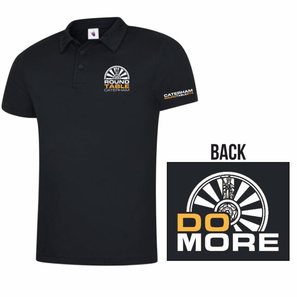 Caterham Round Table Polo Shirt - Black Thumbnail