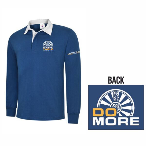 Caterham Round Classic Rugby Shirt - Royal Thumbnail