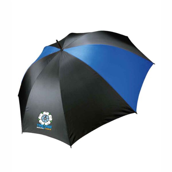 Yorkshire Round Table Golf Umbrella - Black /Royal Thumbnail
