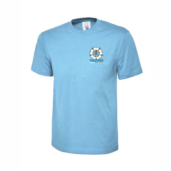 Yorkshire Round Table Classic T-Shirt - Sky Thumbnail