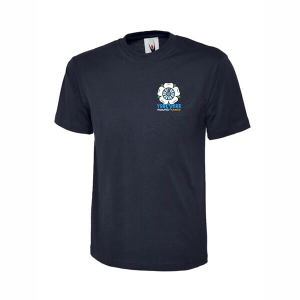 Yorkshire Round Table Classic T-Shirt - Navy  Thumbnail