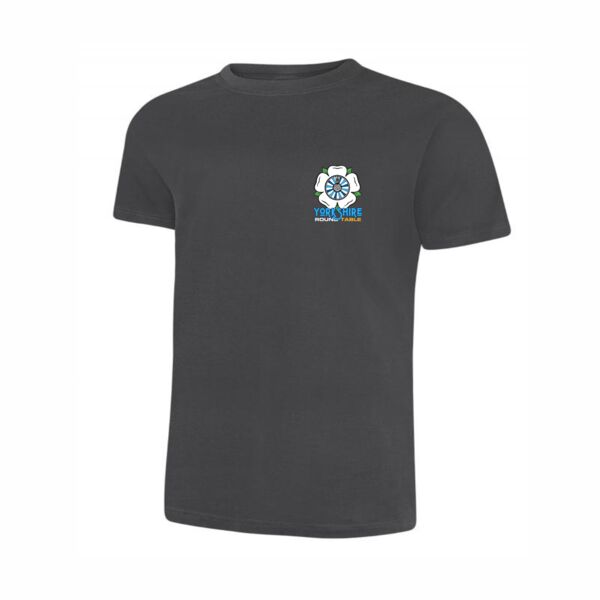 Yorkshire Round Table Classic T-Shirt - Charcoal Thumbnail