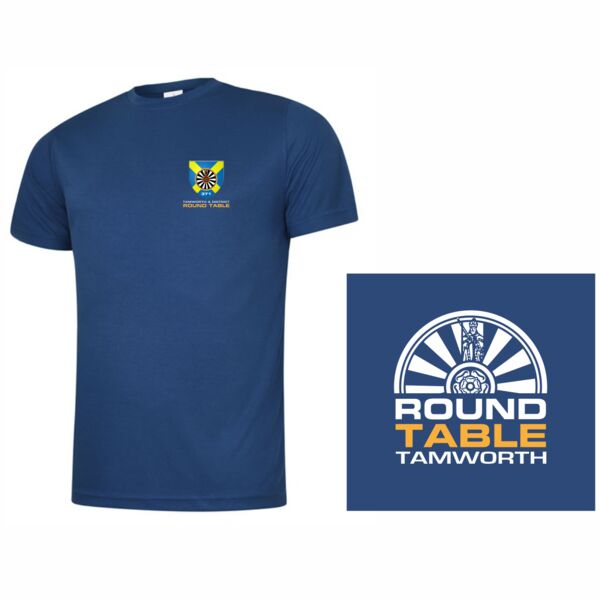 Tamworth & District Round Table Ultra Cool T-Shirt - Royal Thumbnail
