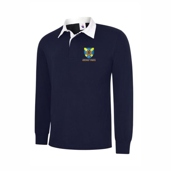 Tamworth & District Round Table Classic Rugby Shirt - Navy Thumbnail