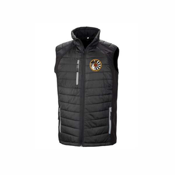 Lytham Round Table Softshell Gilet - Black Thumbnail