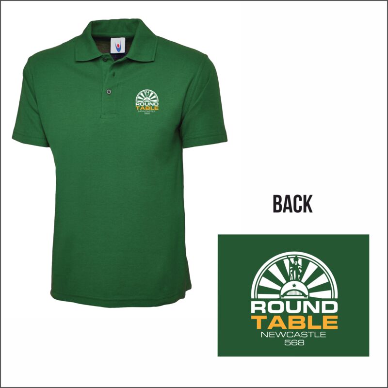 Kelly Green Newcastle Round Table Classic Polo Shirt Thumbnail