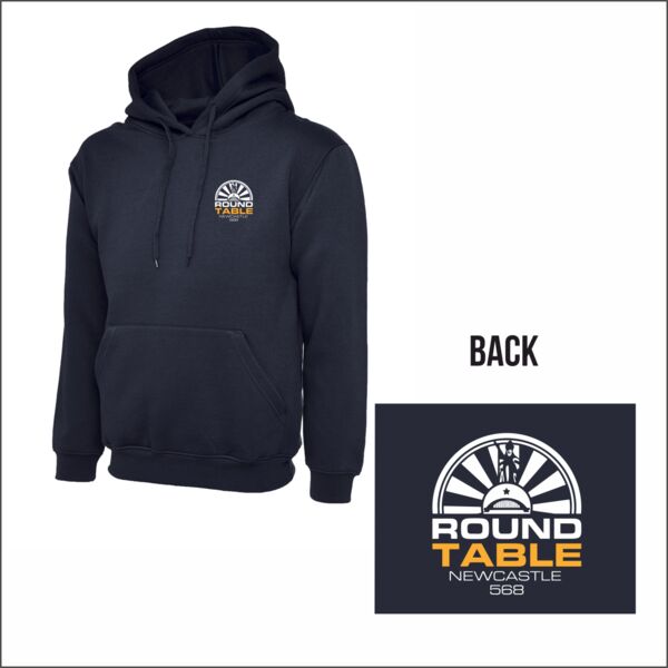 Navy Round Table Classic Hoodie Thumbnail