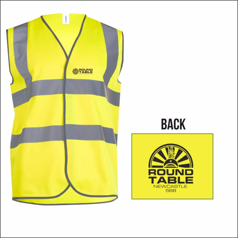 Yellow Newcastle Round Table High Viz Thumbnail