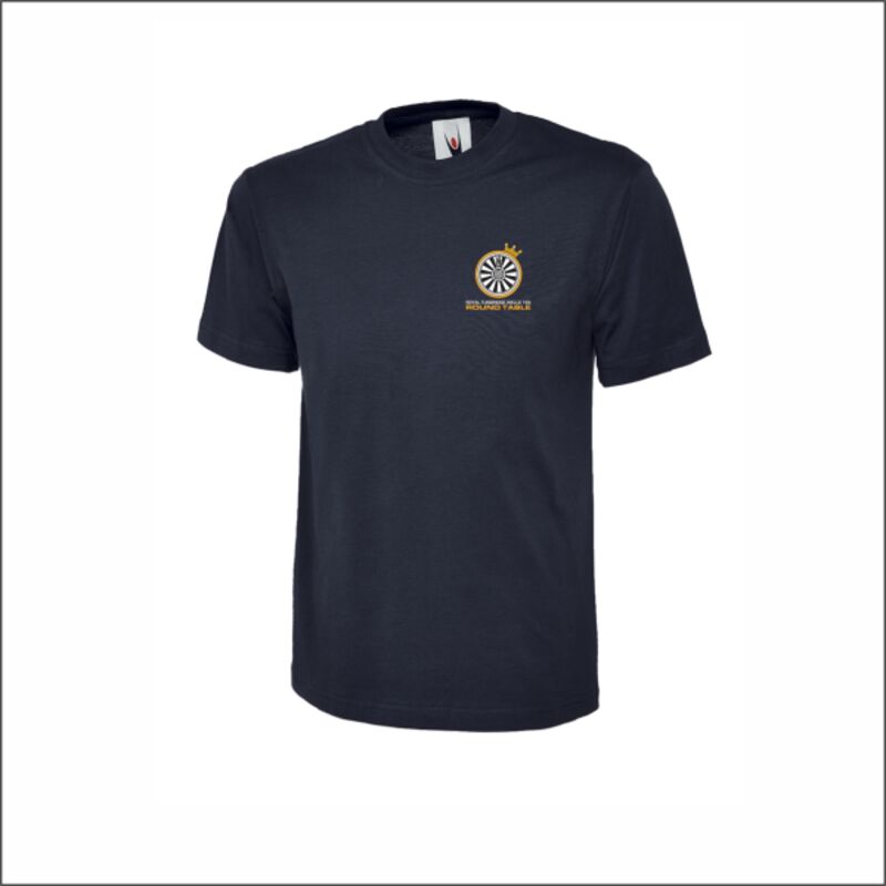 Navy Round Table Classic T Shirt Thumbnail