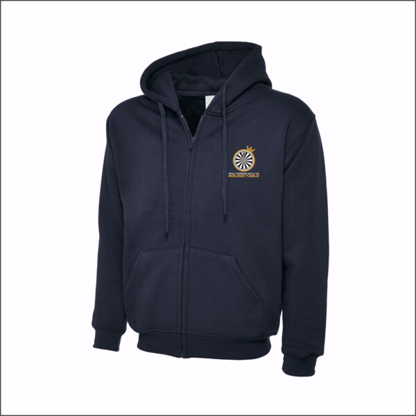 Navy Round Table Classic Hooded Sweatshirt Thumbnail