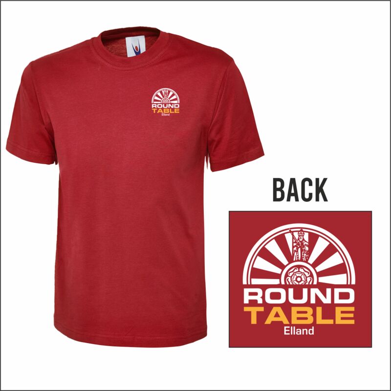 Red Elland Round Table Classic T-Shirt Thumbnail
