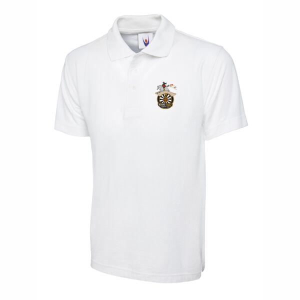 Carrick Round Table Classic Polo Shirt - White Thumbnail