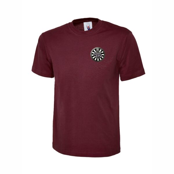 Redhill and Reigate Round Table T-Shirt - Maroon Thumbnail