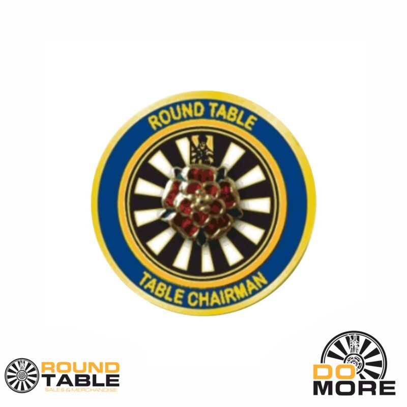 Round Table - Table Chairman Pin Badge Thumbnail