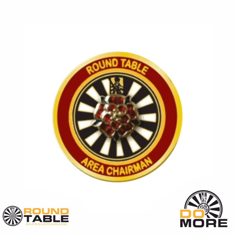 Round Table Area Chairman Pin Badge Thumbnail