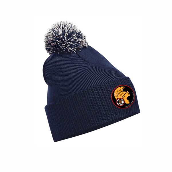 Chester Round Table Snowstar Beanie - Navy/Grey Thumbnail